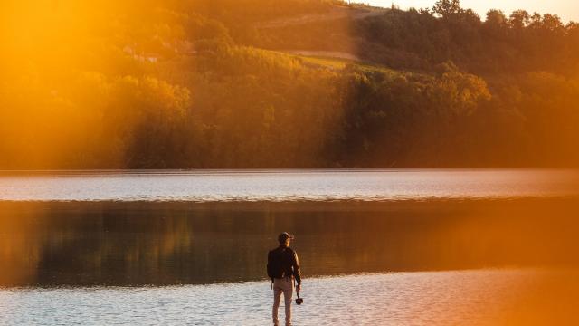 Plan d'eau lac Saint-Nicolas de la Grave ornithologie observation oiseaux