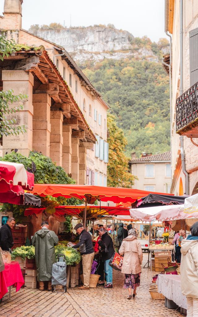 Marché de St-Antonin-Noble-Val